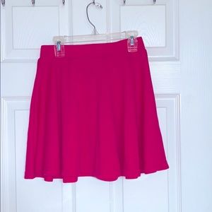 Hot pink skirt